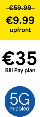 €9.99 on €35 Save €50