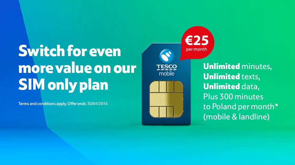 tesco unlimited data contract